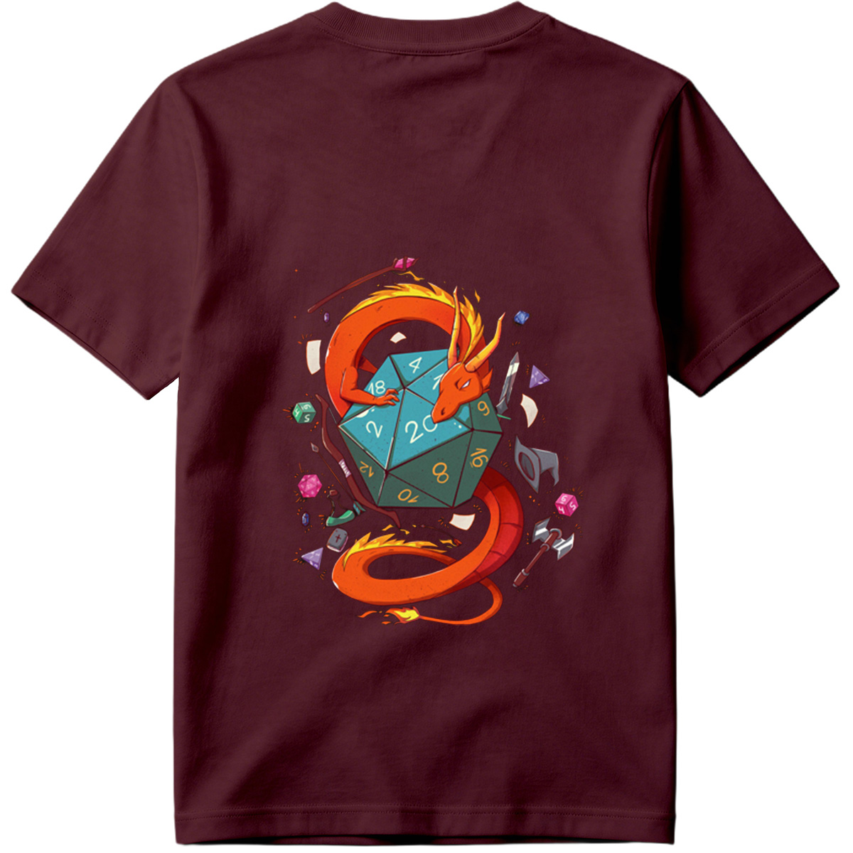 Dragon and D20: Fantasy Adventure - Tee