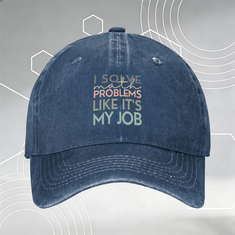 New Baseball Cap with Fishing Rods and Fish Print 