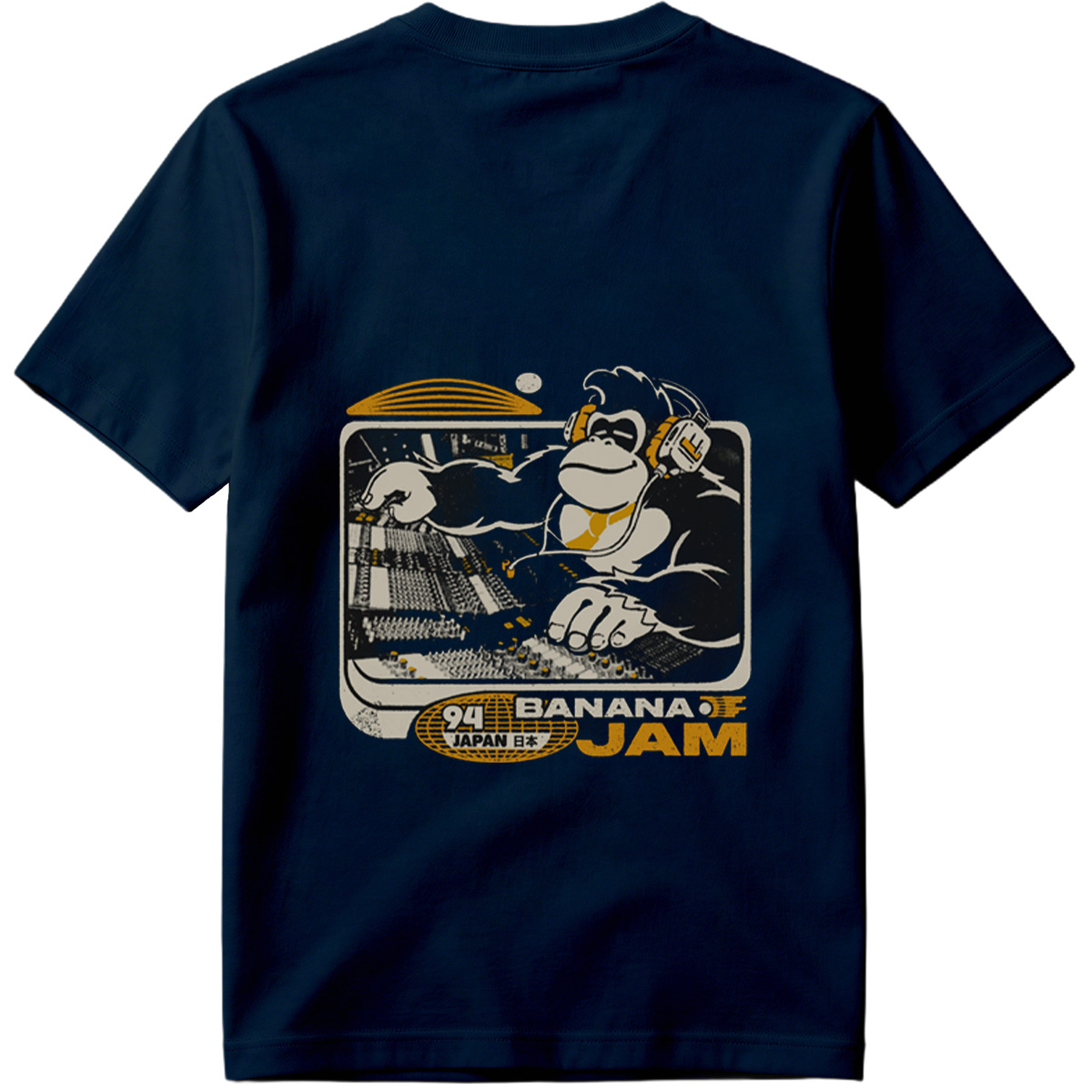 Banana Jam 94 Japan - Monkey DJ Character - Tee