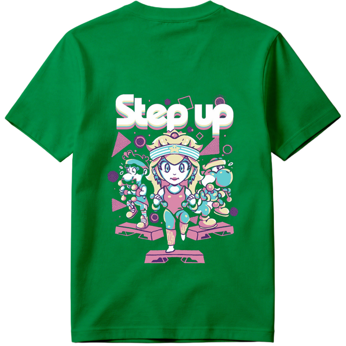 Step Up: Princess Peach, Mario, and Yoshi in Sync - Tee