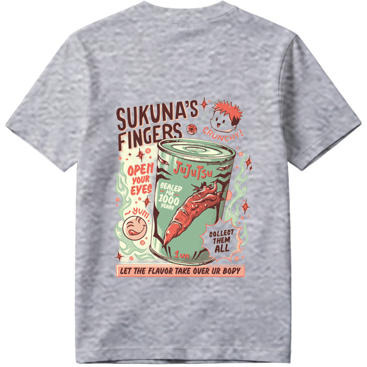 Sukuna's Fingers: Jujutsu Kaisen Crunchy Snack Ad - Tee