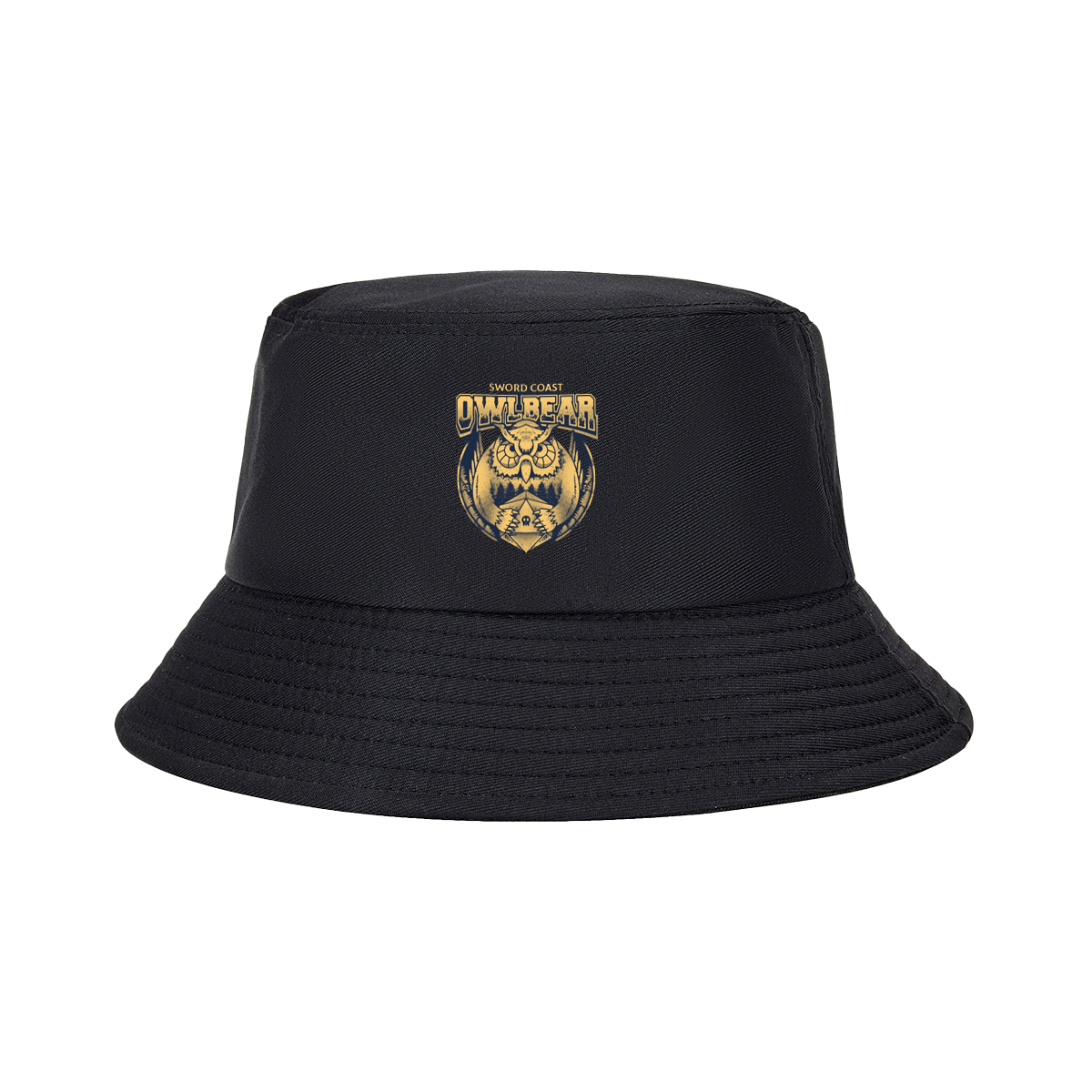 Sword Coast Owlbear: Fantasy Creature Emblem - Fisherman's Hat