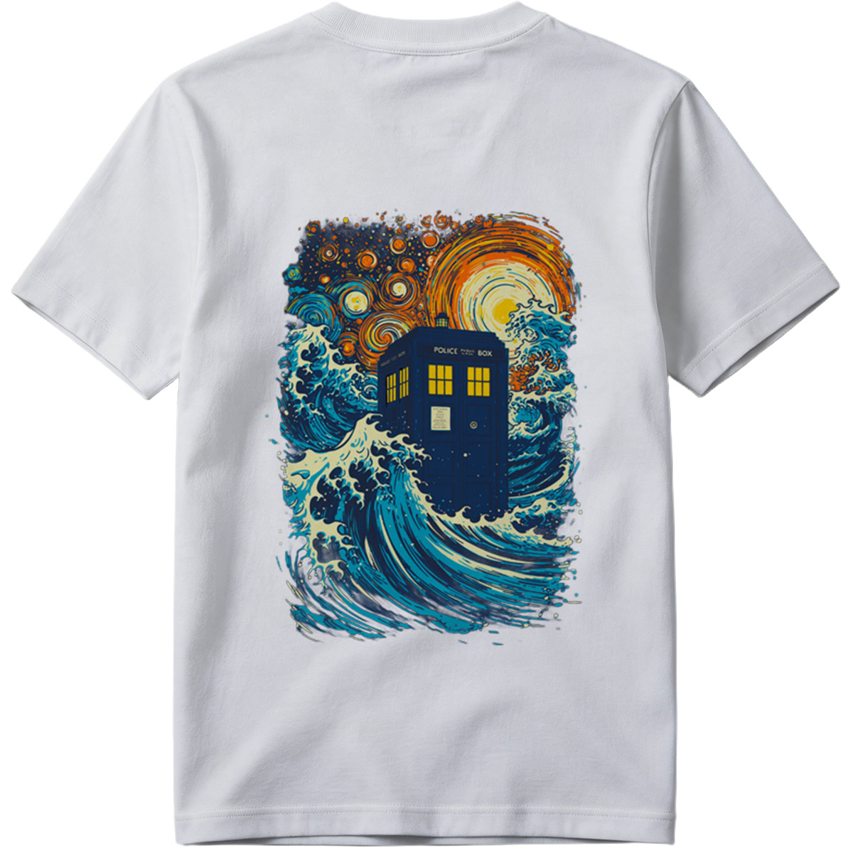 TARDIS in Stormy Seas - Tee