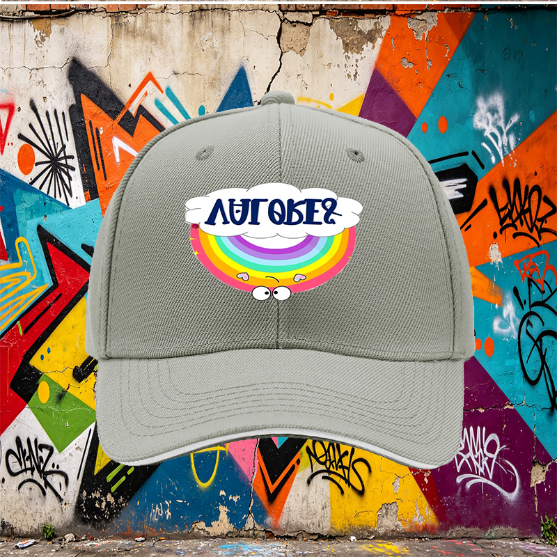 Unisex Classic Sandwich Hat with Rainbow and 
