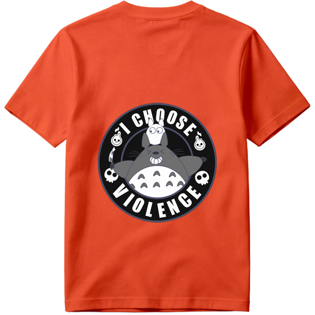 Totoro and Little Totoro - I Choose Violence - Tee