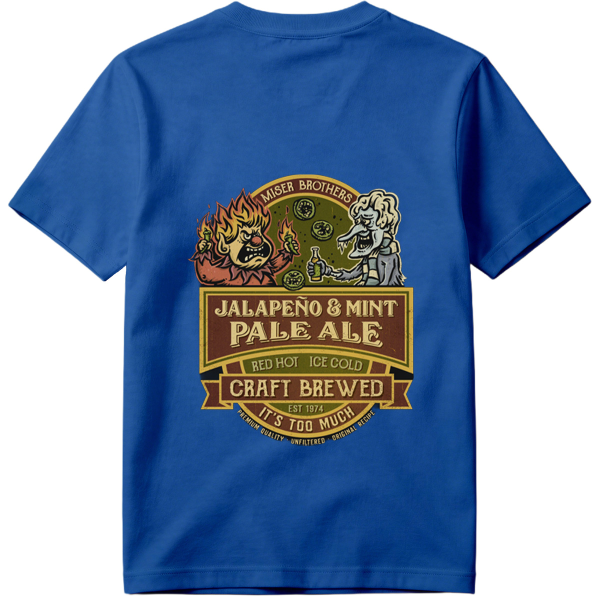 Miser Brothers Jalapeno & Mint Pale Ale Craft Brewed - Tee