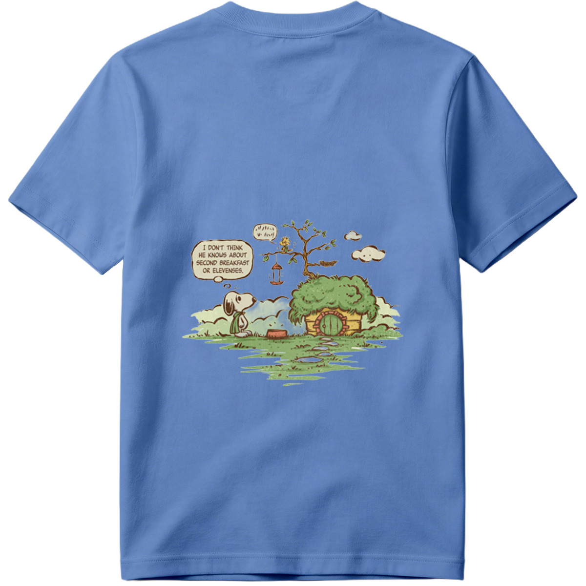 Snoopy and Woodstock in a Hobbit Hole - Tee