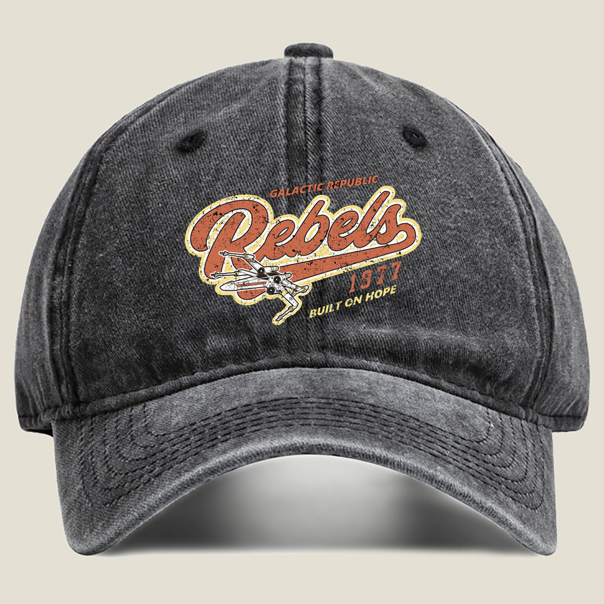 Star Wars Rebels: Galactic Republic 1977 Built on Hope - Washed Denim - Baseball Cap