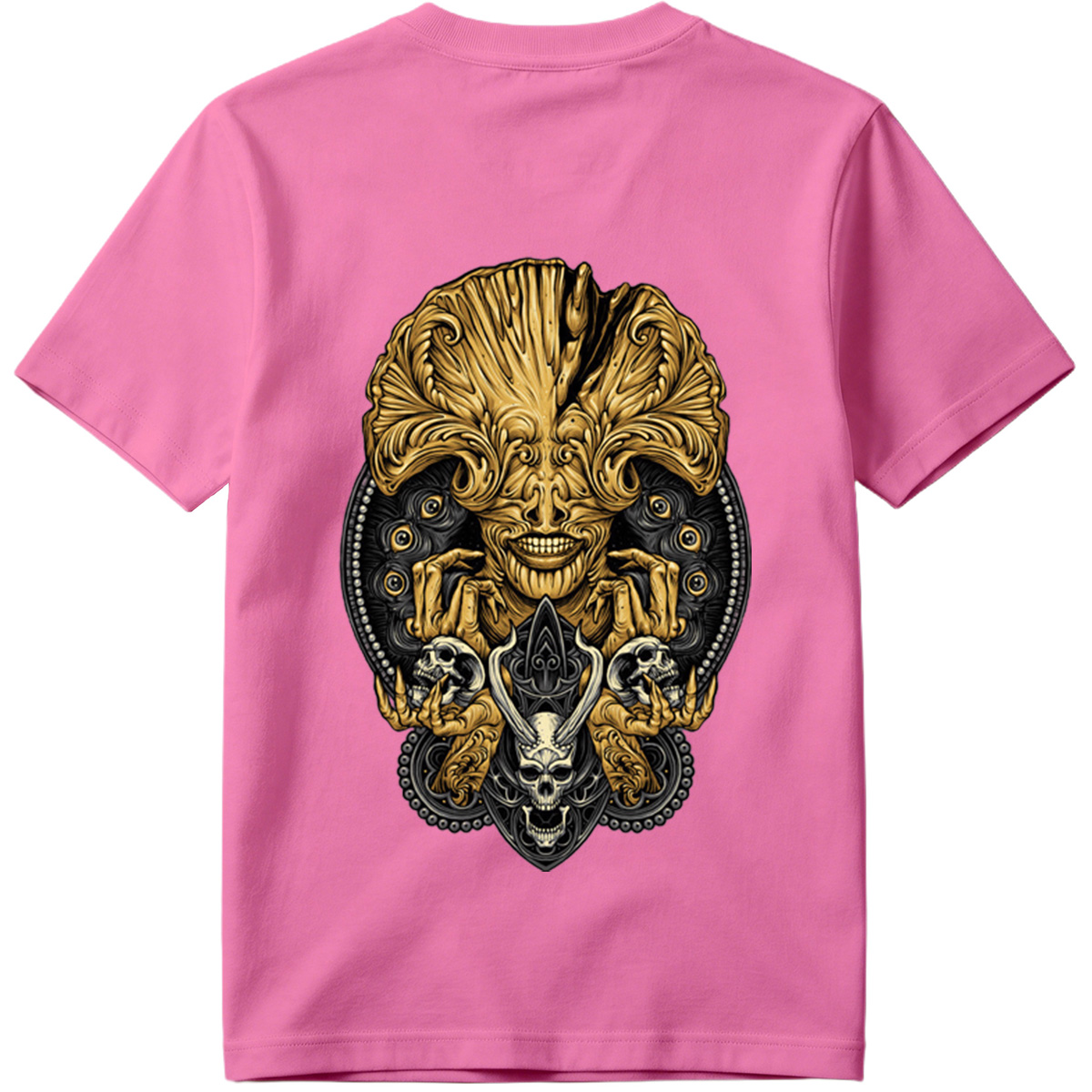 Alien vs. Predator: Golden Xenomorph and Skulls - Tee