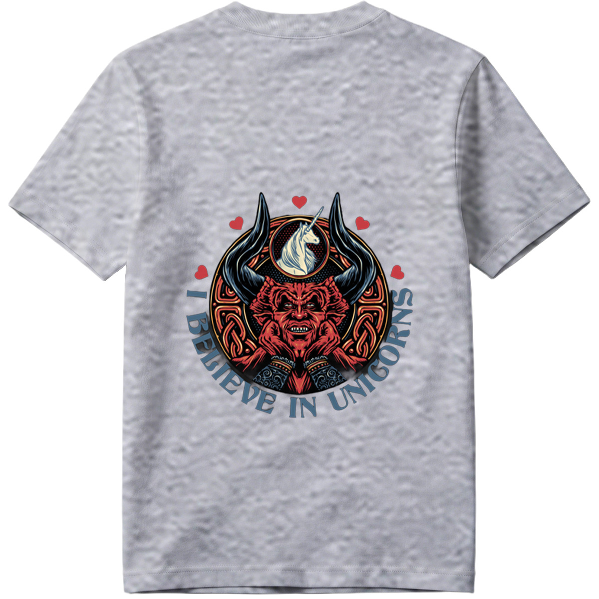 I Believe in Unicorns - Devil and Unicorn Design - Tee