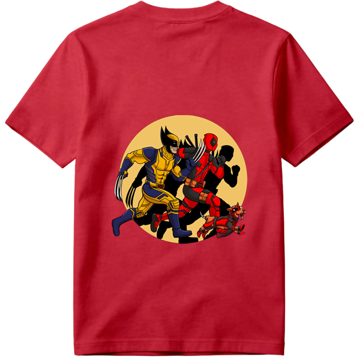 Wolverine and Deadpool with Dogpool - Tee