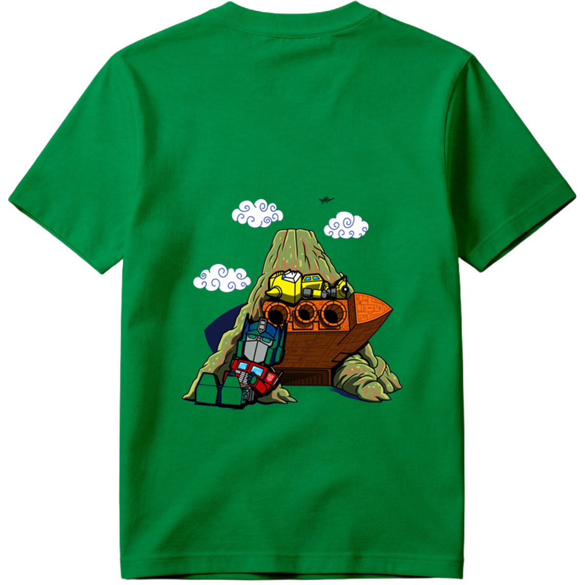 Transformers: Optimus Prime and Bumblebee at the Ark - Tee