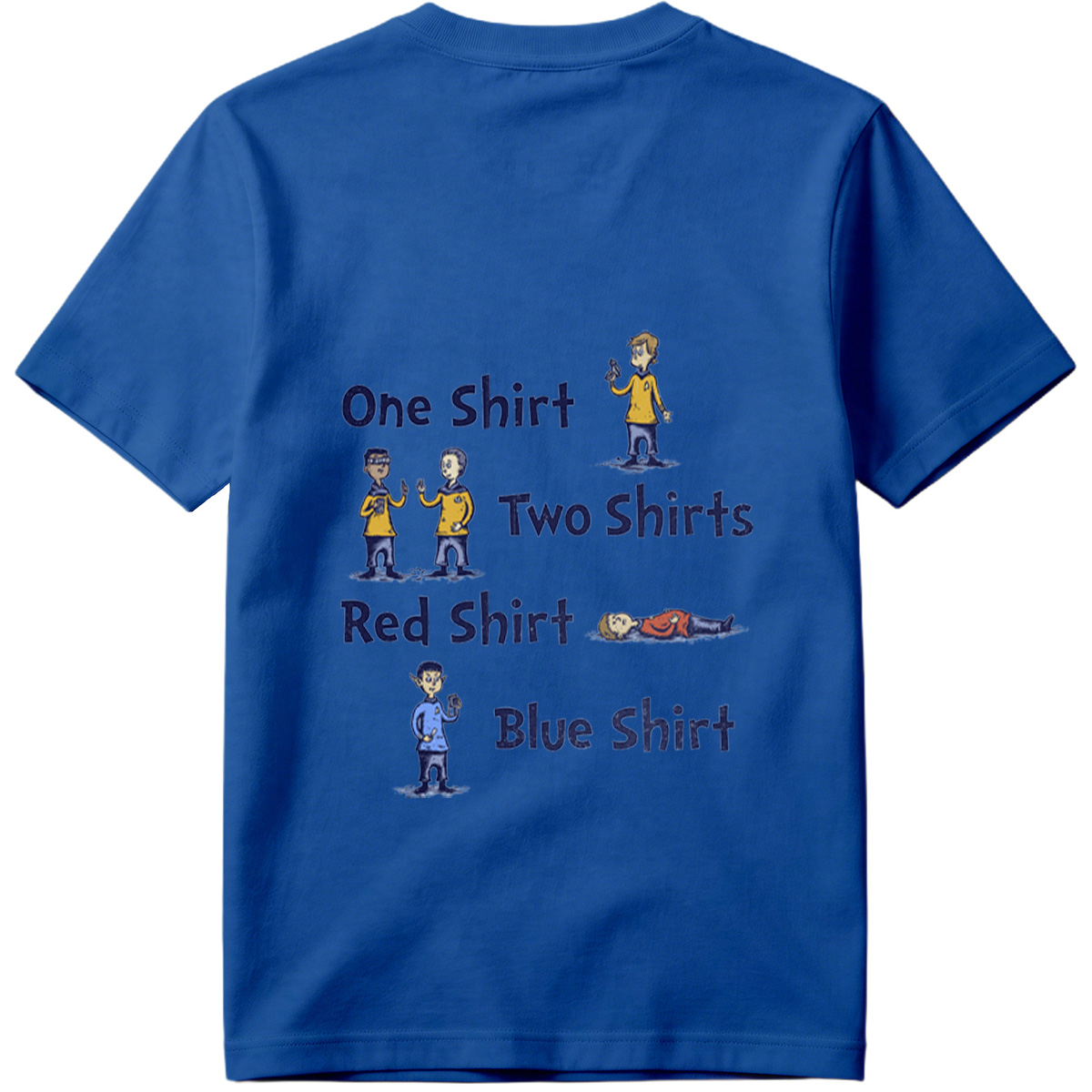 Star Trek: One Shirt, Two Shirts, Red Shirt, Blue Shirt - Tee