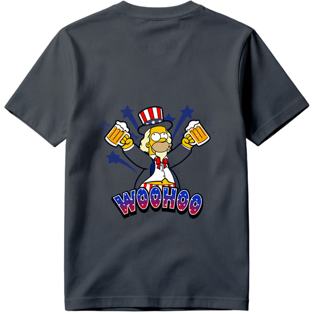 Simpsons Uncle Sam Woohoo - Tee