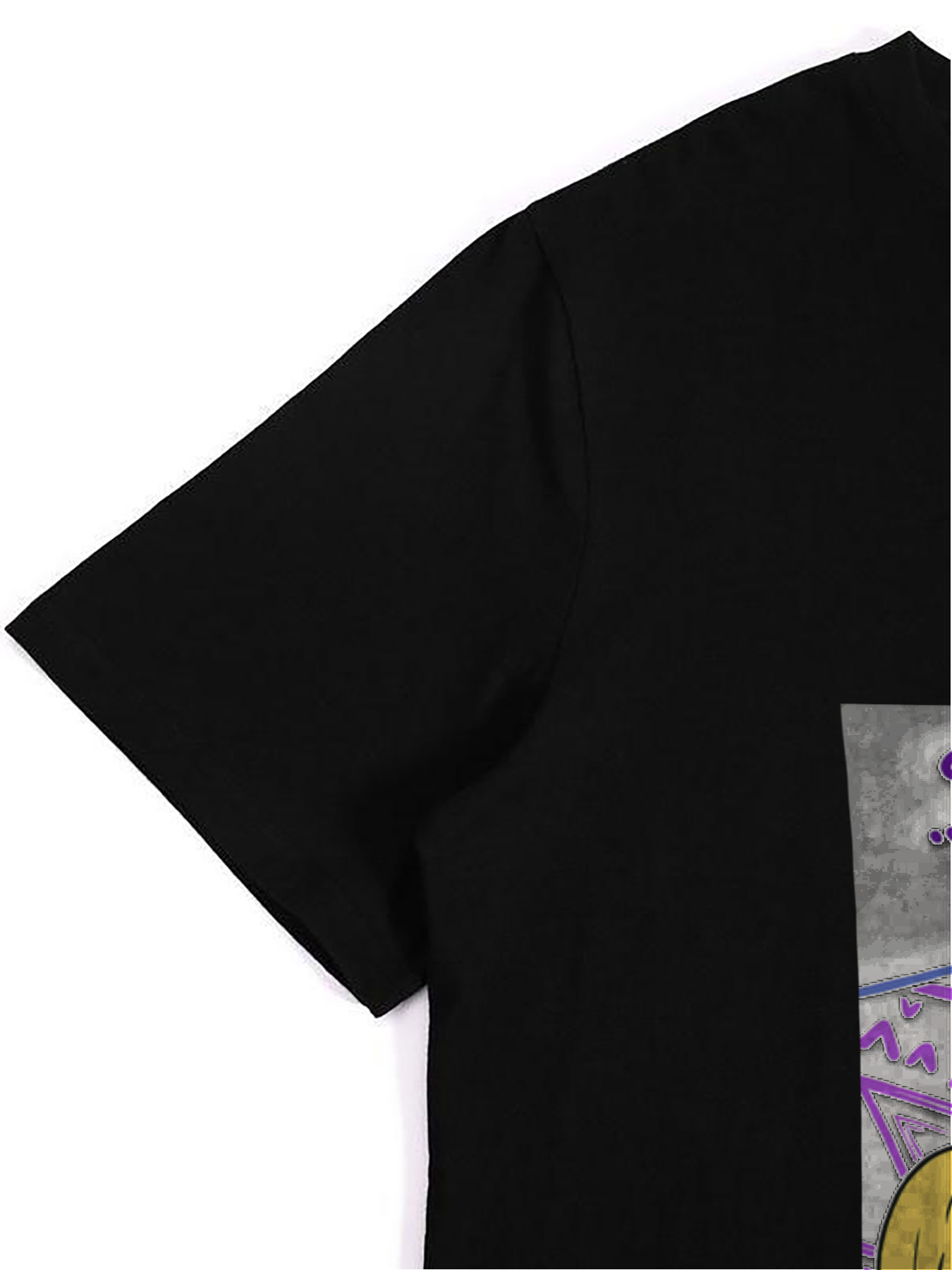 Men's Printed T-Shirt Featuring Cartoon Girl with Crown and Lion Balloon, 
