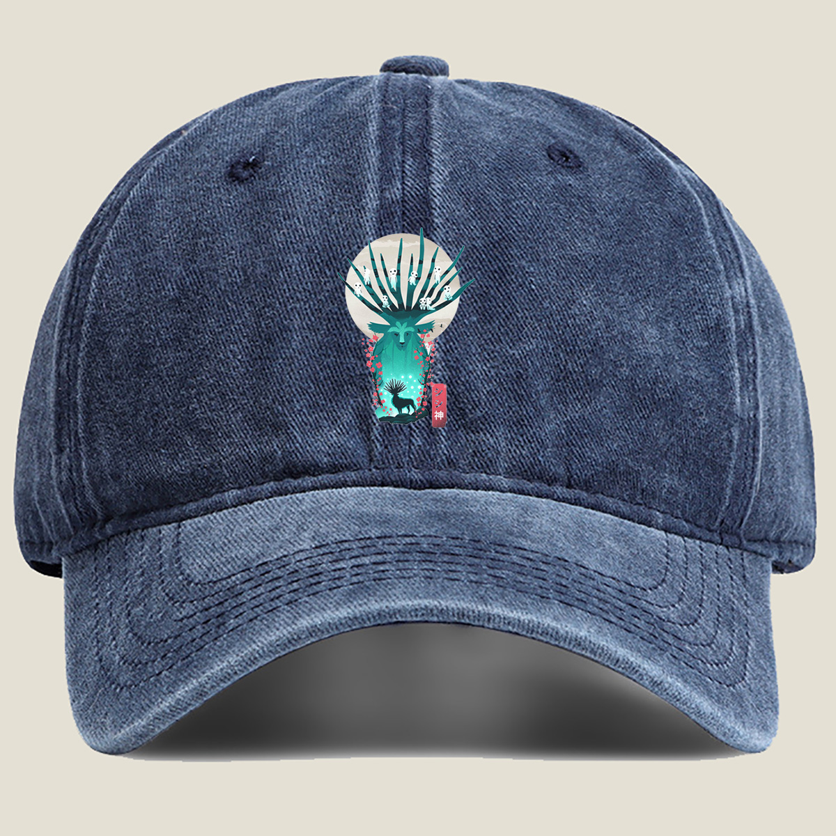 Shishigami: Spirit of the Deer Forest - Washed Denim - Baseball Cap