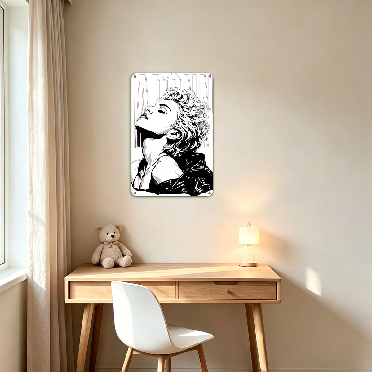 Madonna: Iconic Pop Star Portrait - painting