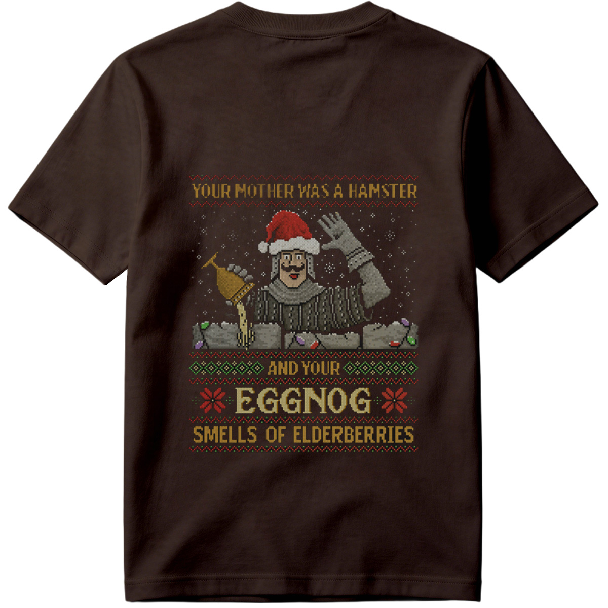 Monty Python and the Holy Grail - King Arthur Christmas Sweater - Tee