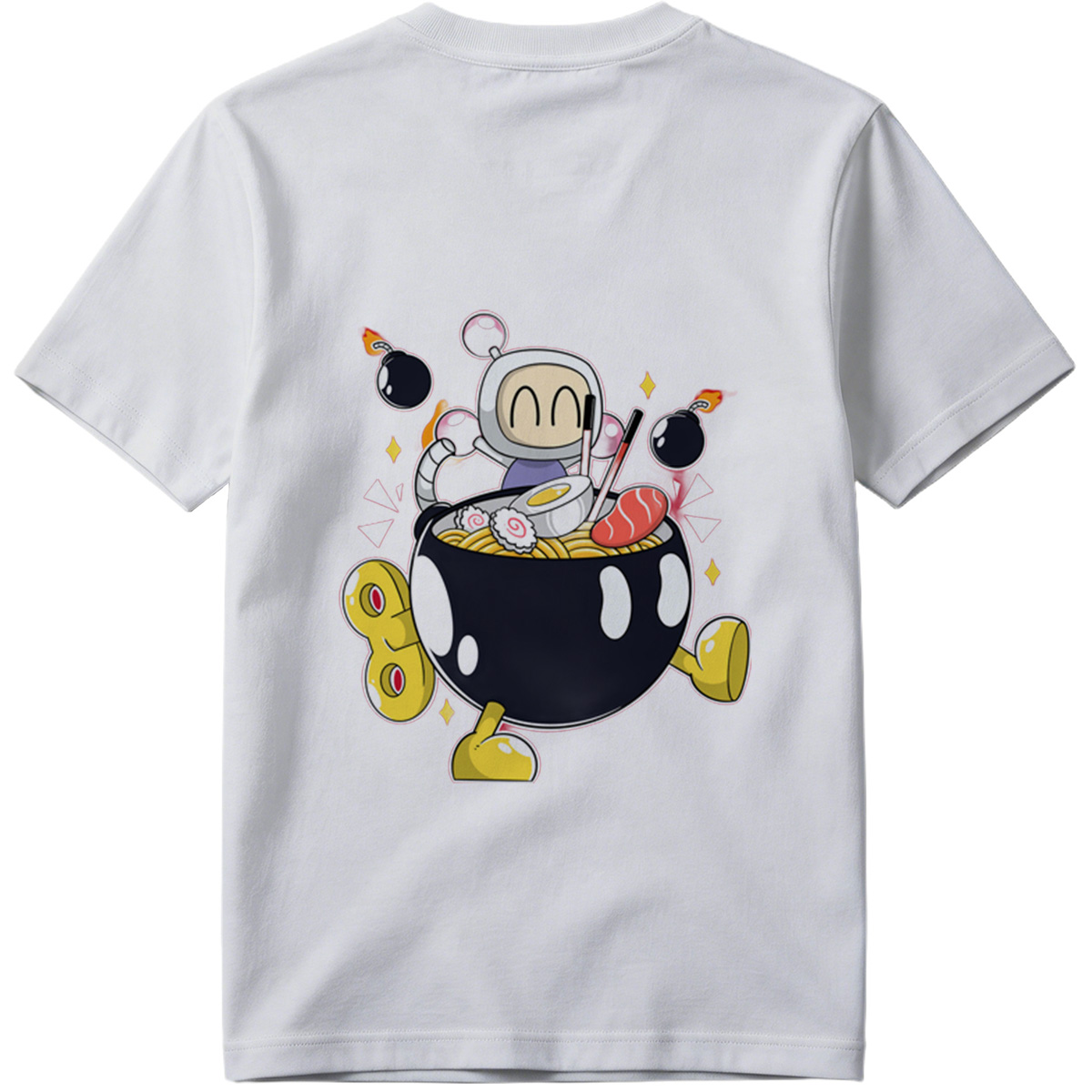 Bomberman and Ramen Bowl Adventure - Tee
