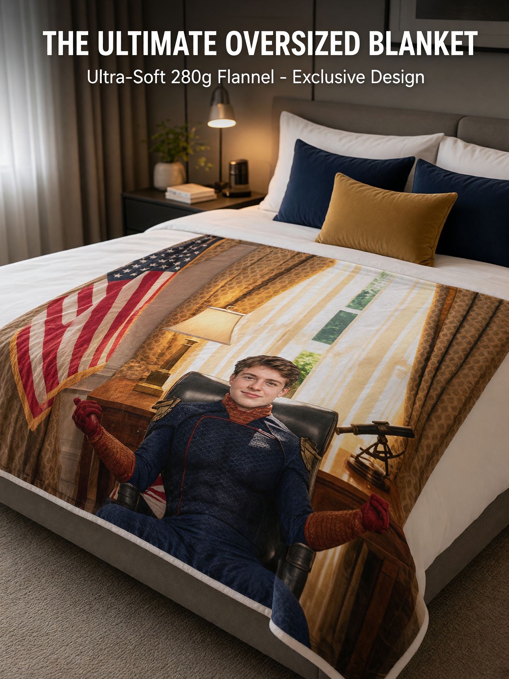 Custom Face Photo Flannel Blanket Personalized Ultra Soft Fleece Throw for Bed Sofa Cozy Keepsake Gift