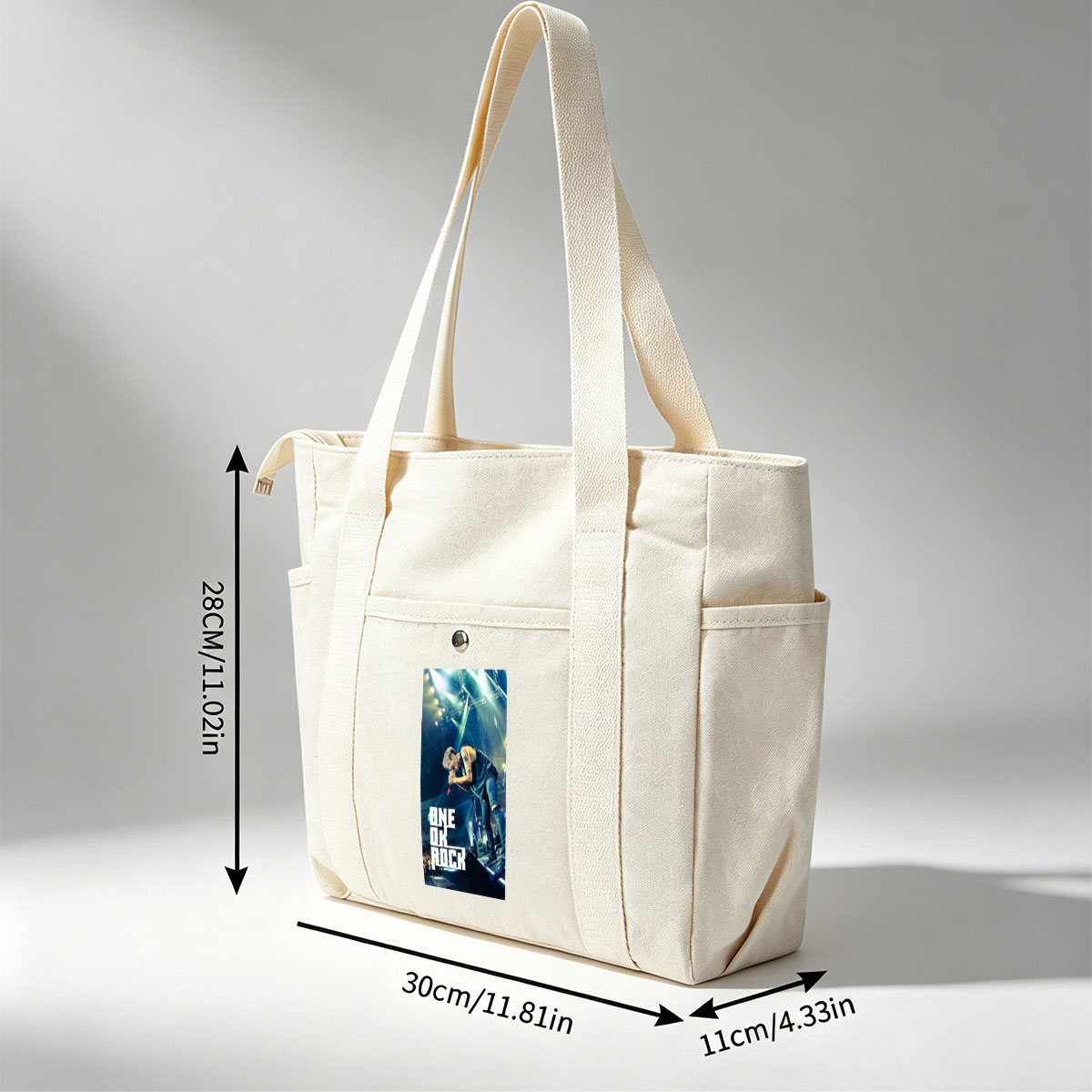 ONE OK ROCK Live Performance on Stage with Dynamic Lighting and Energetic Crowd - Multi-pocket bags