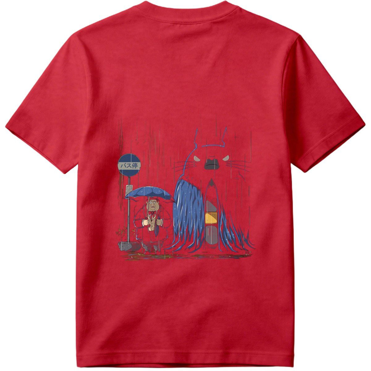 Batman and Alfred at the Bus Stop - Tee