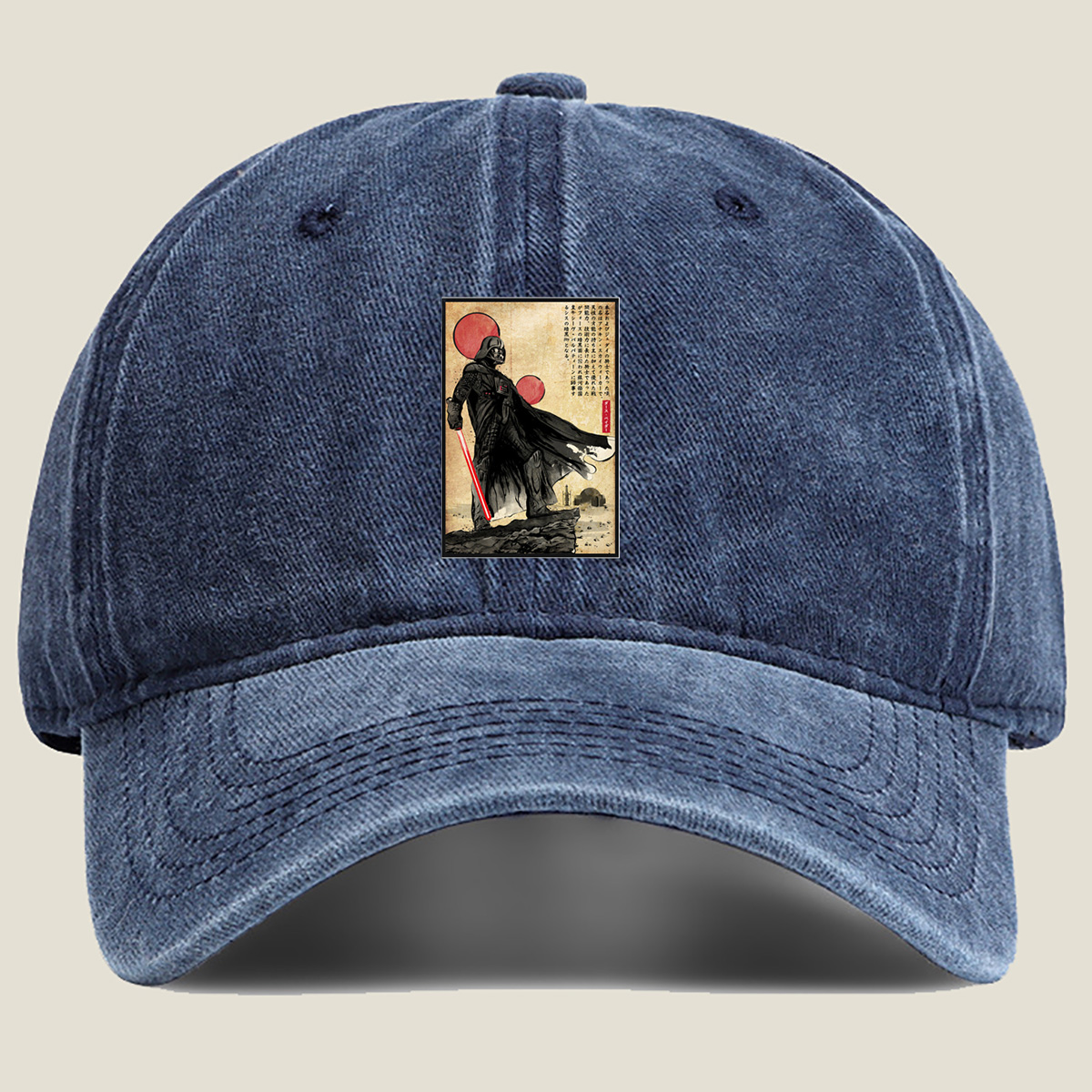 Star Wars: Darth Vader Ukiyo-e Portrait - Washed Denim - Baseball Cap