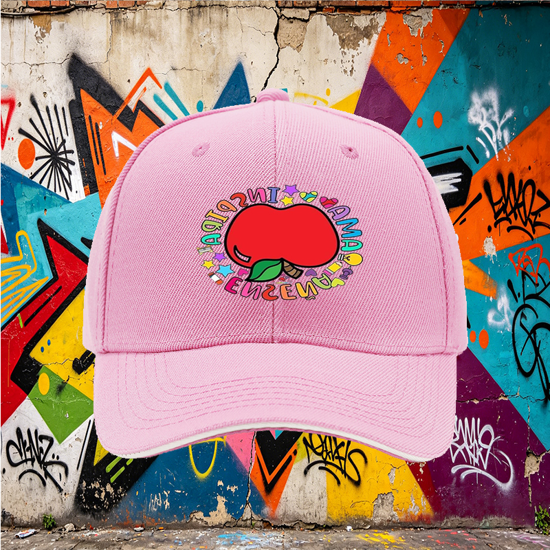 Unisex Classic Sandwich Hat with Colorful Apple and 