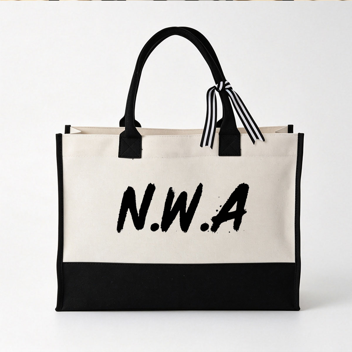 N.W.A. - American Hip-Hop Group - Canvas patchwork gift tote bag