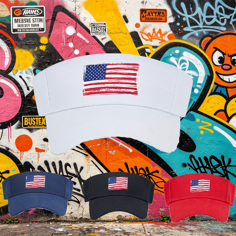 Unisex Classic Mesh Back Cap with American Flag Print Design - Lightweight Sun Protection Hat for Outdoor Activities, Perfect for Adults Seeking Patriotic Style in Summer, Beach, Camping, and Casual Wear
