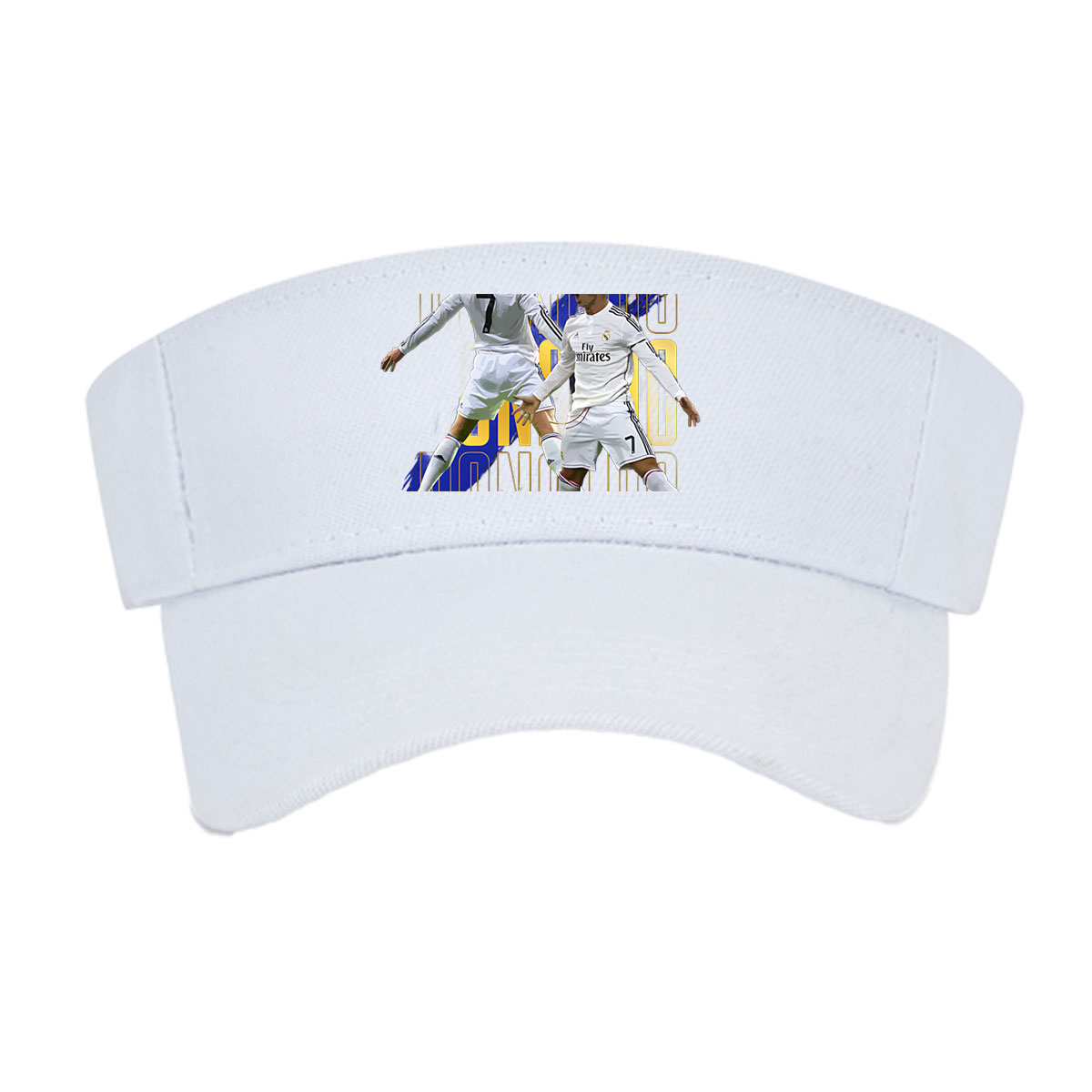 Cristiano Ronaldo Real Madrid 7 GOAT Football Legend -  Visor cap