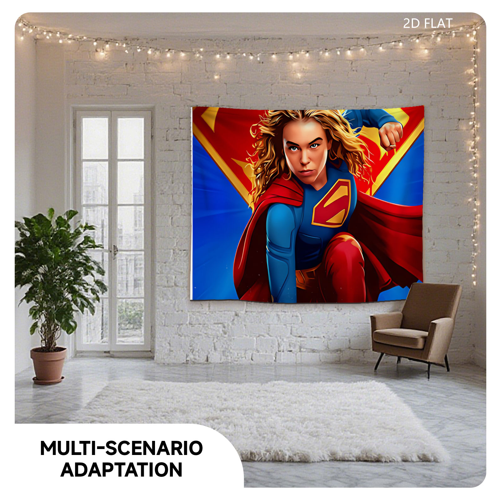 Supergirl Movie Poster - DC Studios, Starring Supergirl, Now Showing at Cine 6, Release Date: 26 June - Tapestry