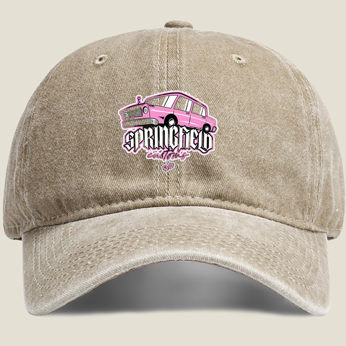 Springfield Customs - Washed Denim - Baseball Cap