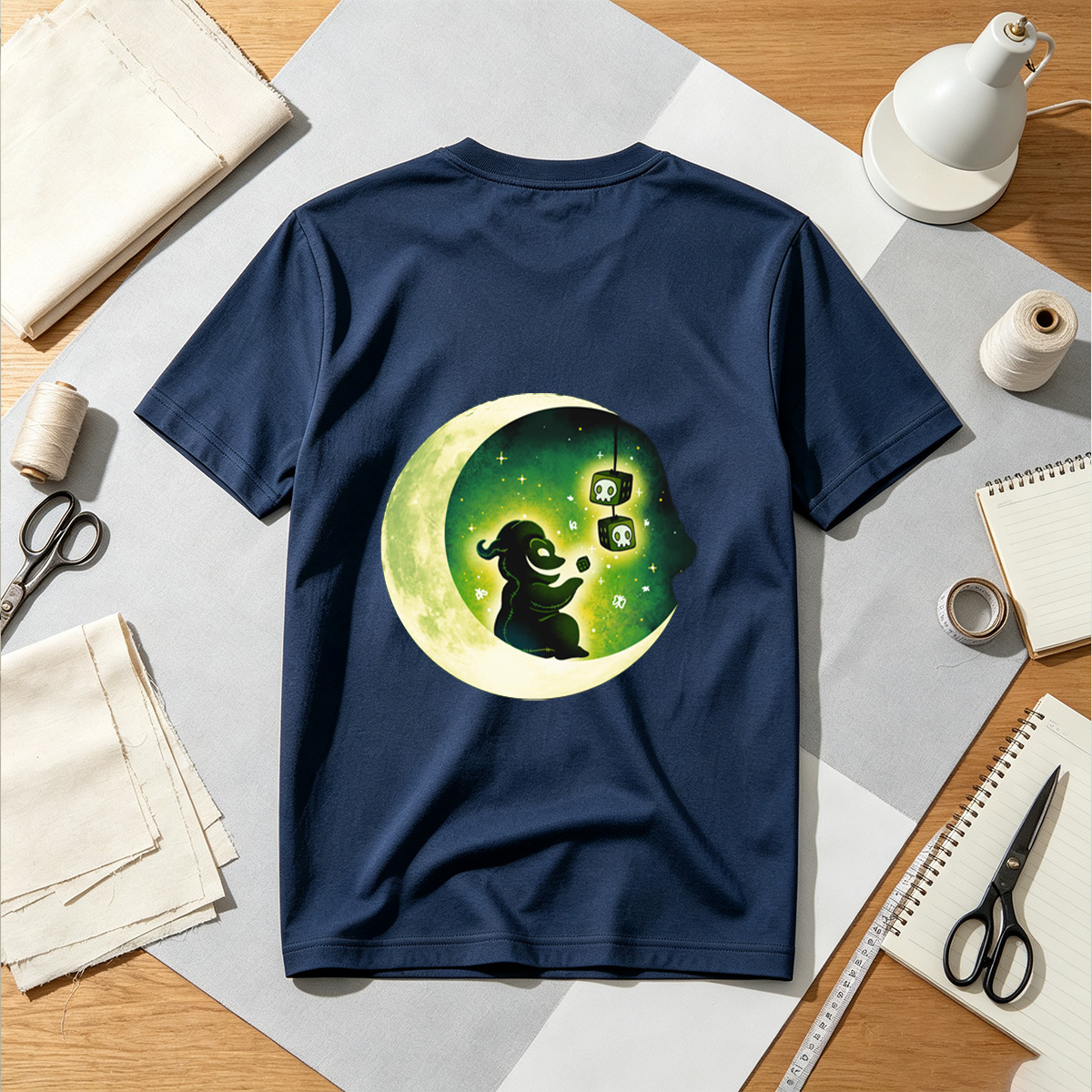 Undertale: Sans and Papyrus on the Moon - Tee