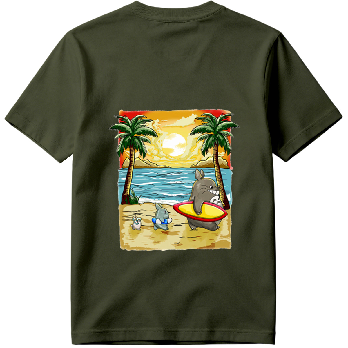 Pokémon: Slowpoke and Friends at the Beach - Tee