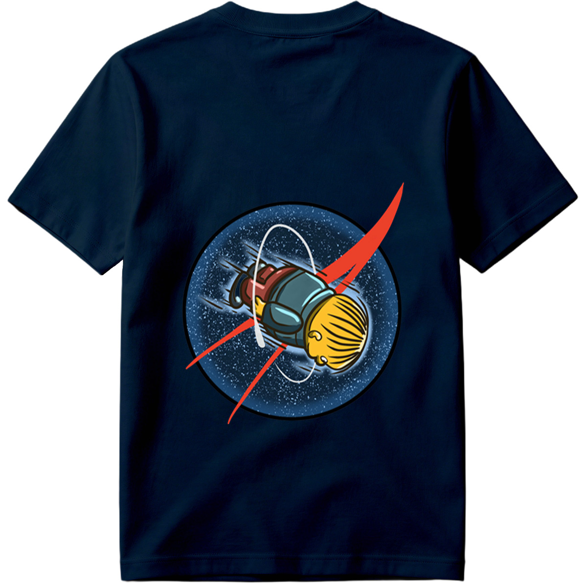 Space Adventure with a Robot Astronaut - Tee