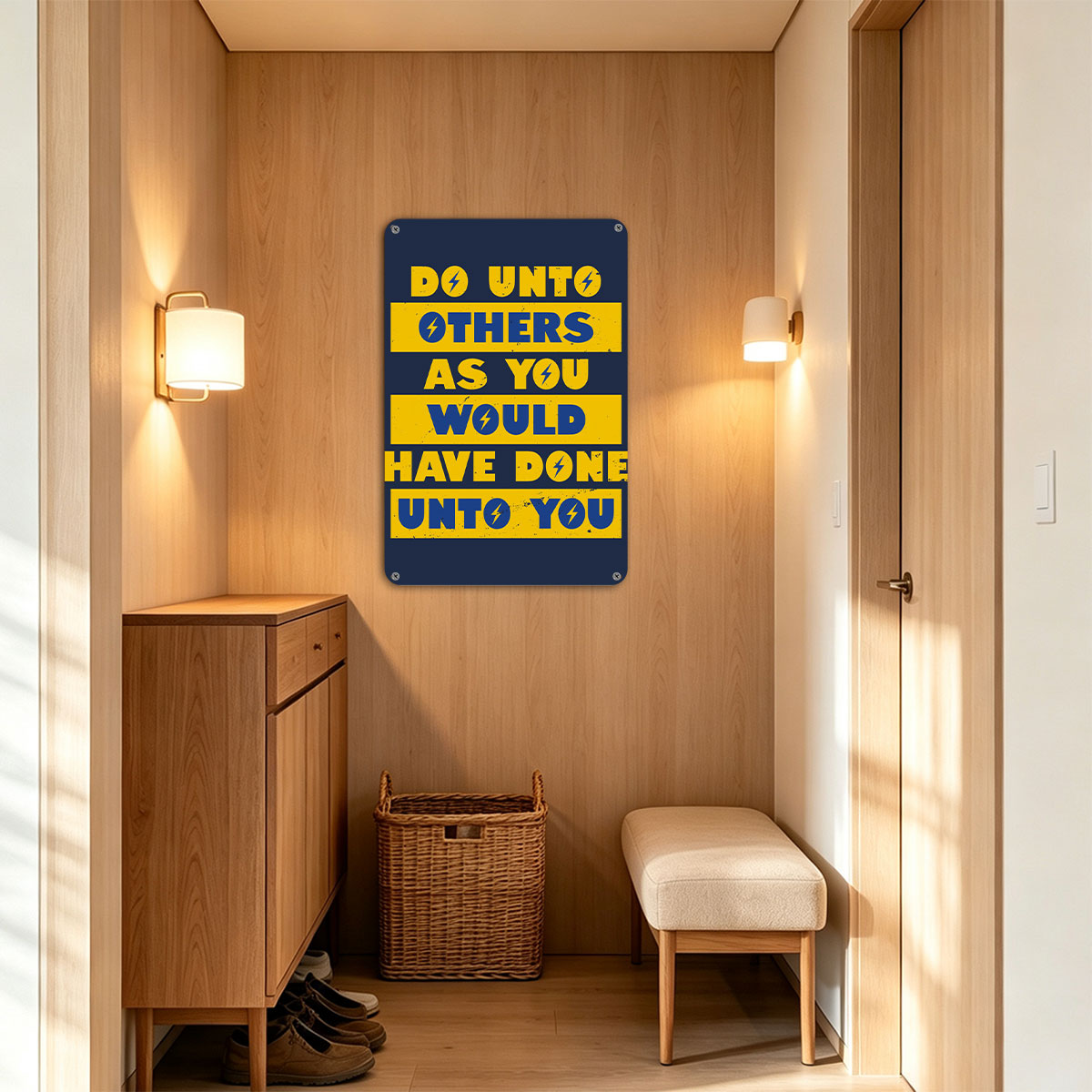Golden Rule: Do Unto Others as You Would Have Done Unto You - painting