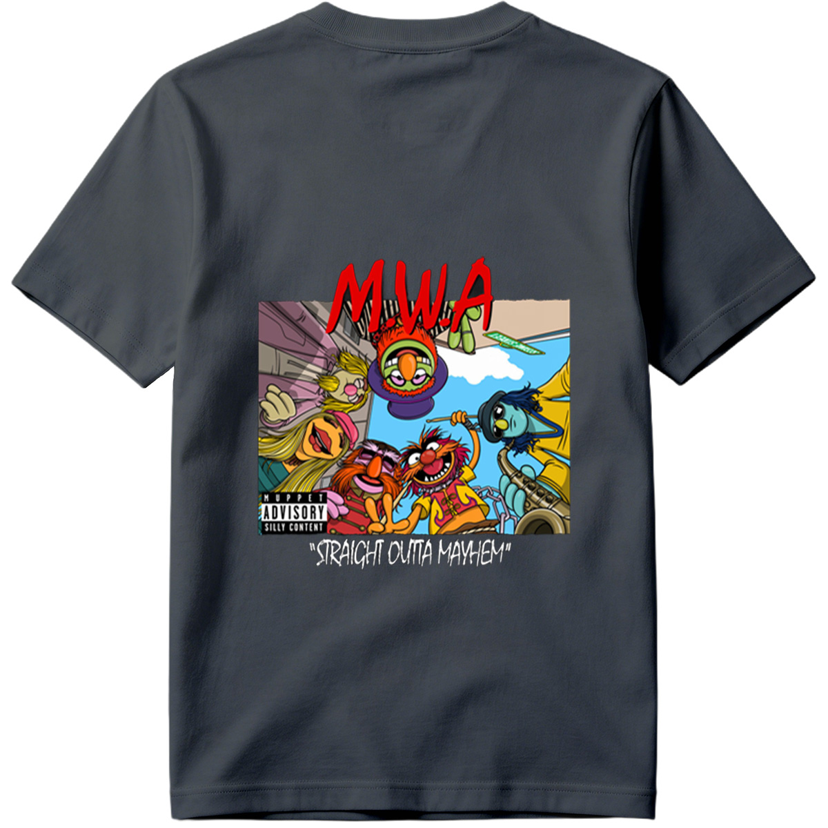 Muppets: M.W.A - Straight Outta Mayhem - Tee