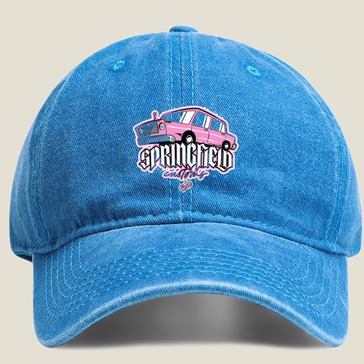 Springfield Customs - Washed Denim - Baseball Cap
