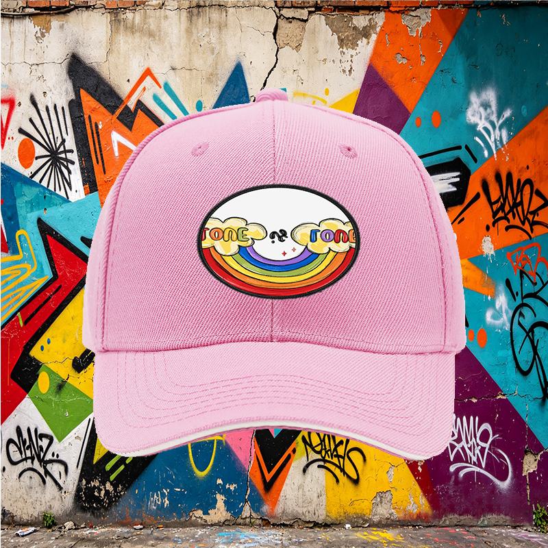 Unisex Classic Sandwich Hat with Rainbow Love is Love Patch Design | Lightweight Sun Protection Cap for Outdoor Activities, Beach, and Pride Events | Perfect for Adults Seeking Inclusive Fashion and Comfortable Wear