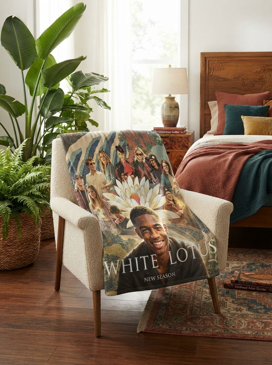 Personalized Custom Face Photo Fleece Blanket Ultra Soft Cozy Flannel Throw for Couch Bed Travel Ideal Keepsake Gift
