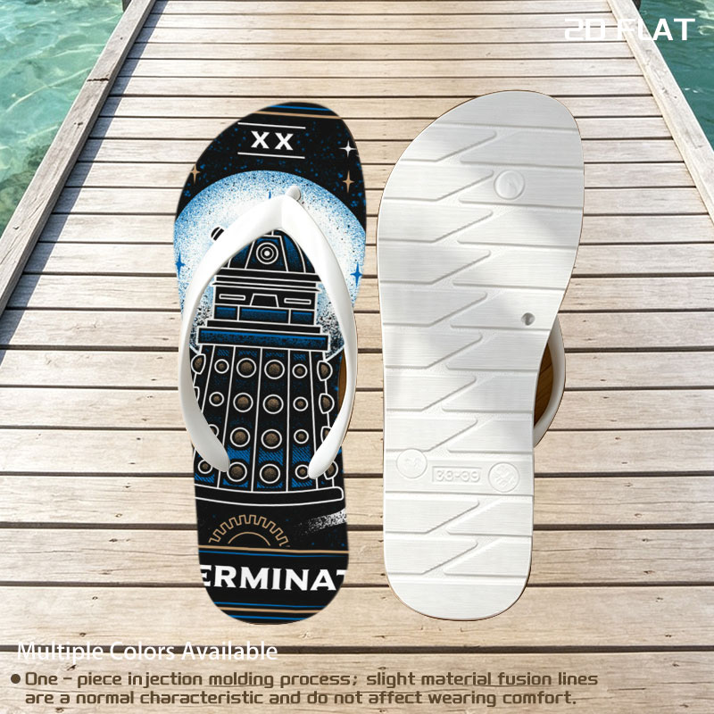 Dalek from Doctor Who: Exterminate -  flip-flops