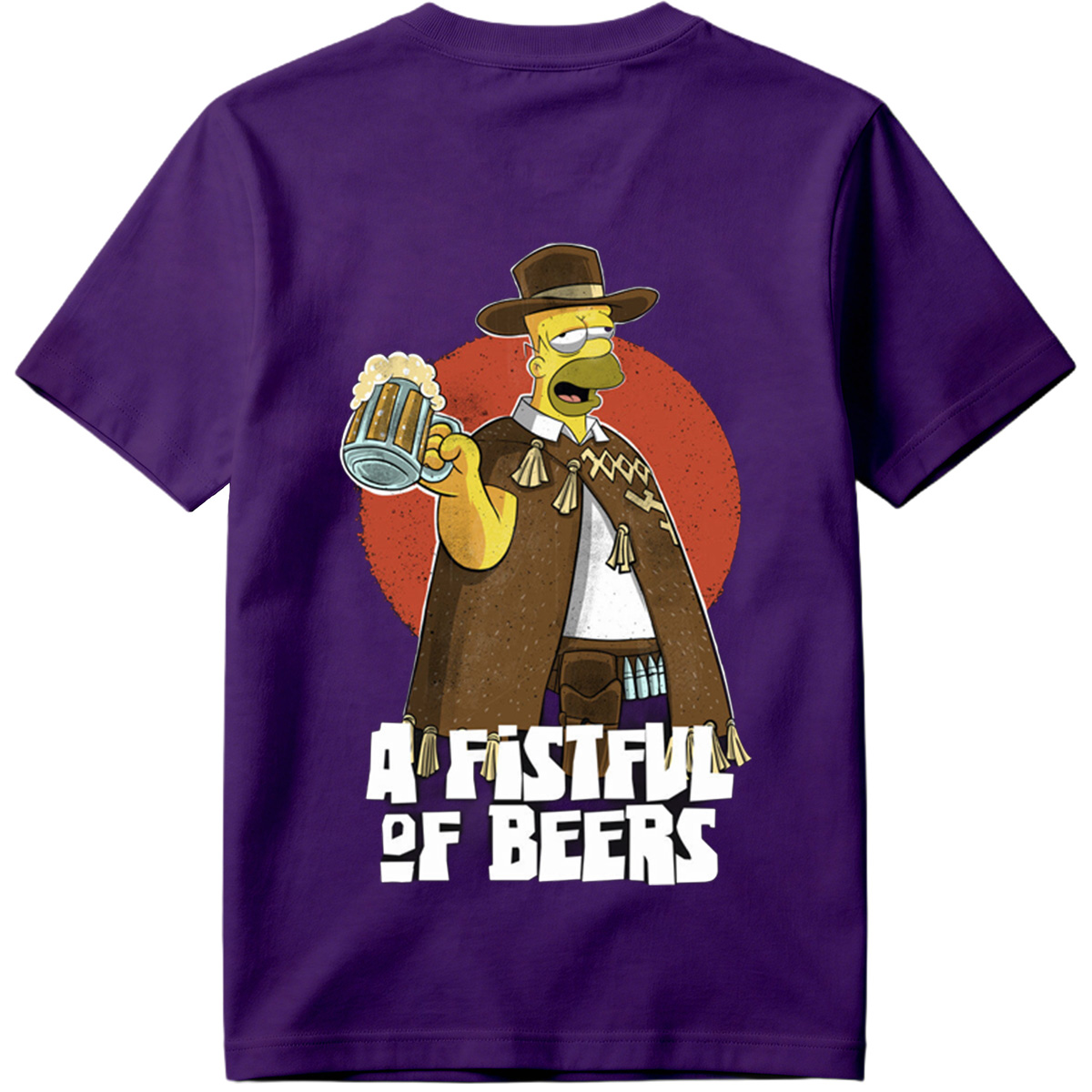 A Fistful of Beers - Homer Simpson - Tee