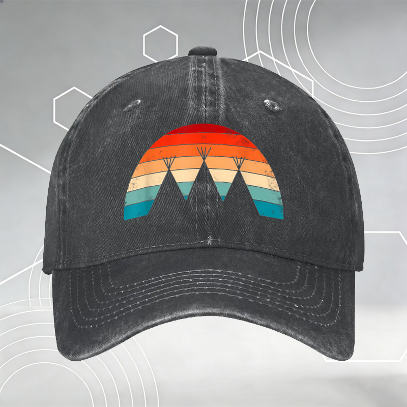 New Baseball Cap with Colorful Mushroom Print Design Unisex Adjustable Hat for Outdoor Activities and Casual Wear Suitable for Men and Women