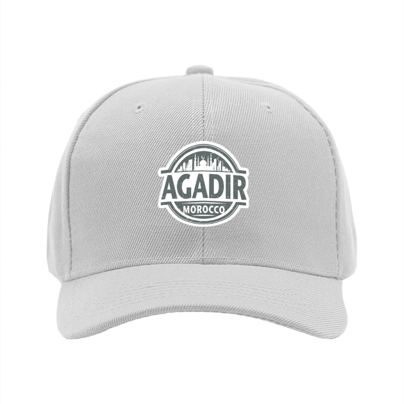 1pc New Baseball Cap Agadir Morocco City Print Adjustable Unisex Hat for Travel Outdoor Activities Adults Men Women Fashion Streetwear Sun Protection Casual Wear
