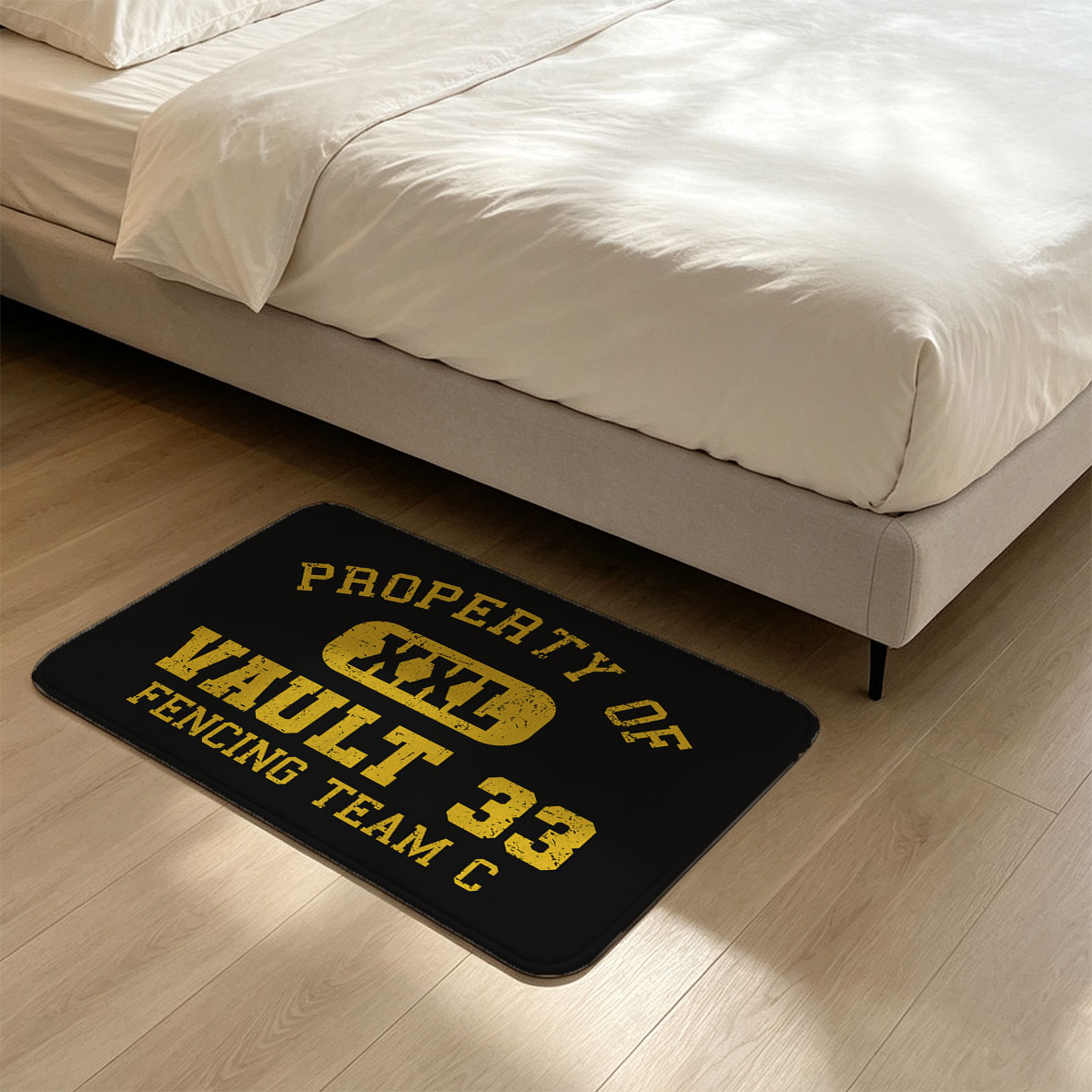 Vault 33 Fencing Team C Property of XXL - Flannel floor mat
