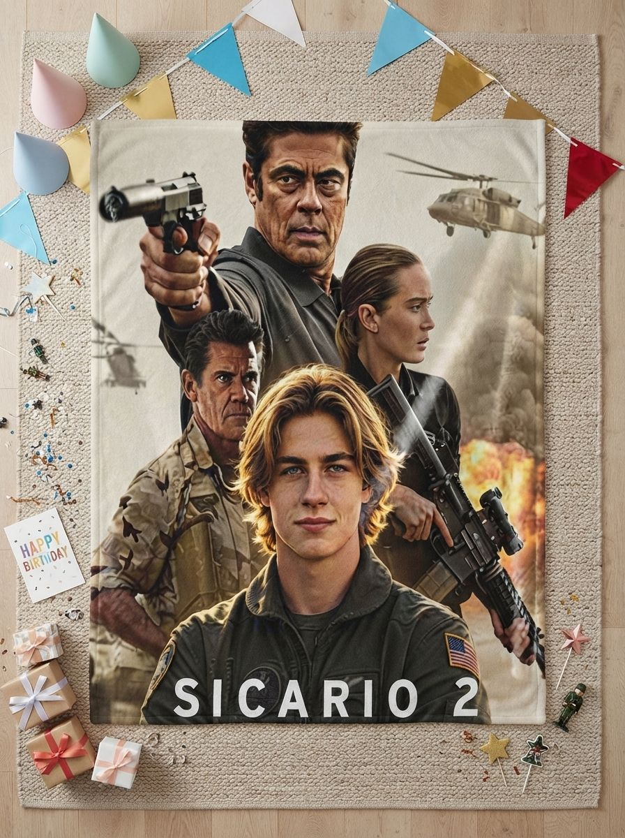 Custom Photo Flannel Blanket Personalized Headshot Movie Poster Throw Ultra Soft Anti Pilling Fleece Cover Ideal Gift