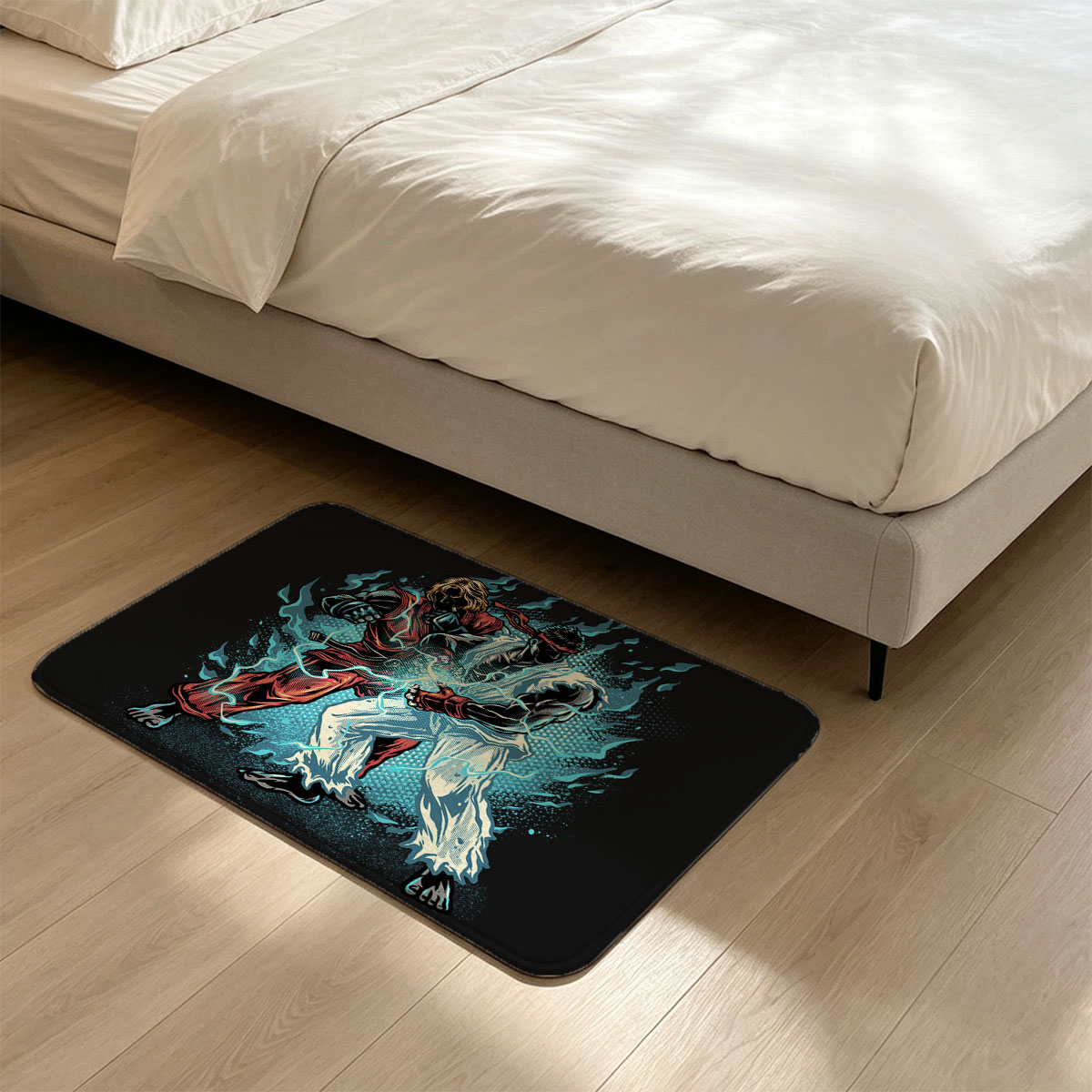 Ryu vs. Ken: Street Fighter Clash - Flannel floor mat