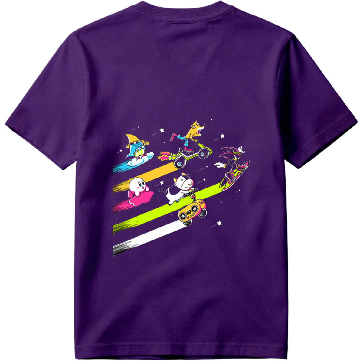 Sonic, Kirby, and Friends Racing Through Space - Tee
