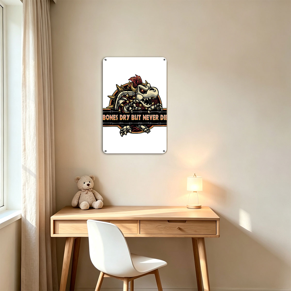 Dry Bones: Bones Dry But Never Die - painting